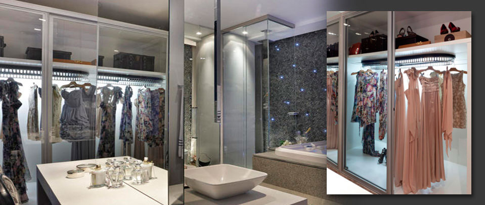 Automação residencial para closets