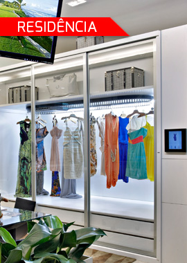 Automação residencial e closets